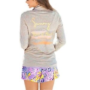 EUC Lilly Pulitzer Sunny State of Mind pullover & skirt.